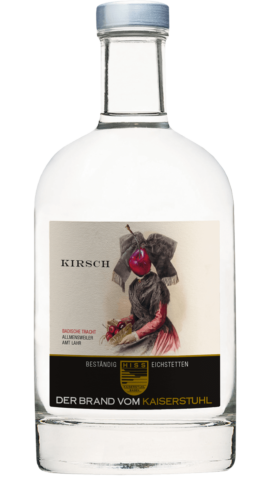 Produktfoto - Kirsch im Eichenholzfass gereift aus der Linie Beständig von Weingut Hiss aus Kaiserstuhl, Eichstetten